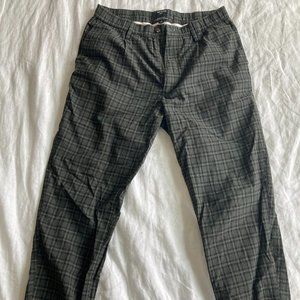 Todd Snyder Seersucker Grey Plaid Dress Pants (31)